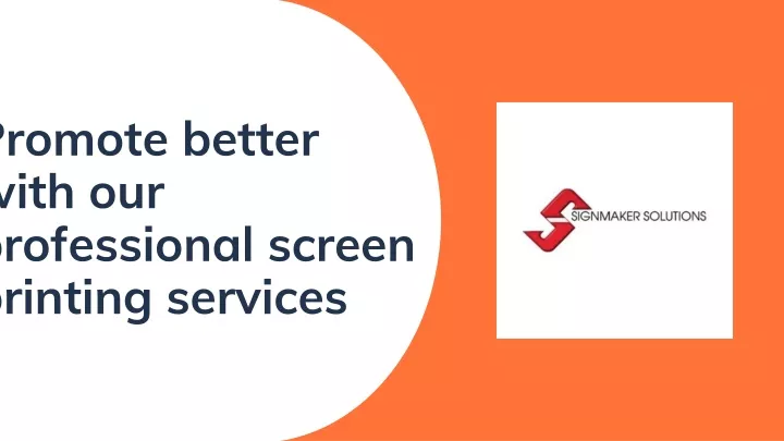 promote better with our professional screen