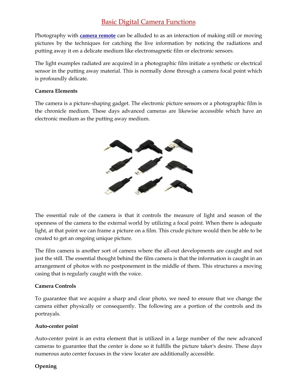 PPT - Basic Digital Camera Functions PowerPoint Presentation, free ...
