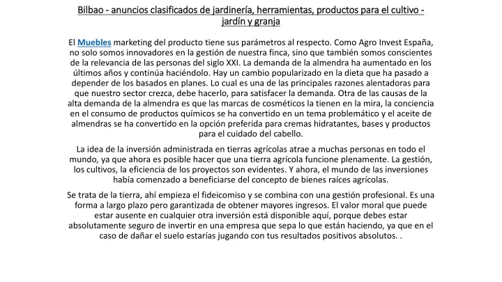 bilbao anuncios clasificados de jardiner a herramientas productos para el cultivo jard n y granja