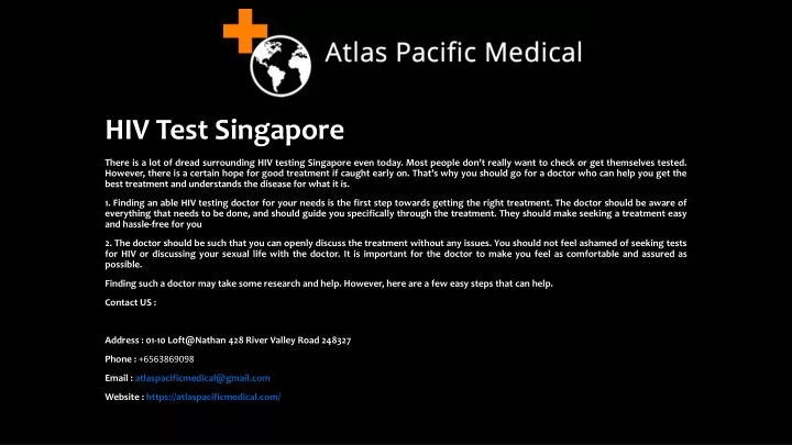 hiv test singapore