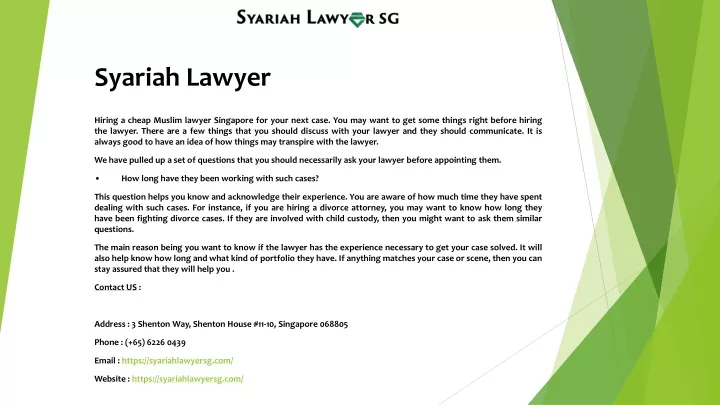 syariah lawyer