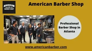 Professional Barber Shop in Atlanta