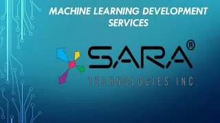 machine learning development services