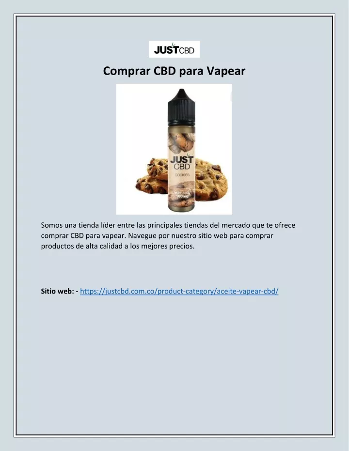 comprar cbd para vapear