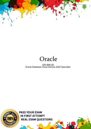 oracle 1z0 998 20