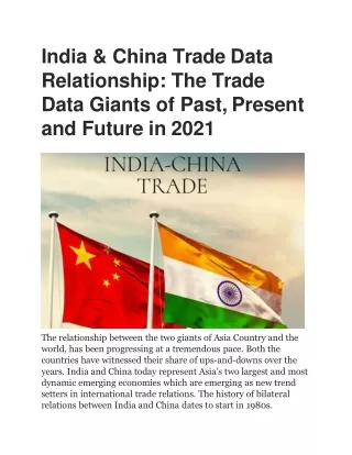 india china trade data relationship the trade data giants of past present and future in 2021