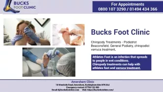 for appointments 0800 107 3290 01494 434 366