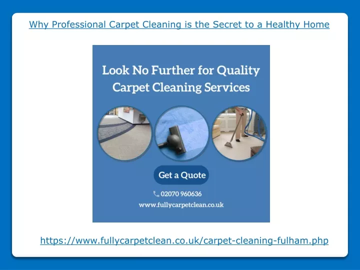 why professional carpet cleaning is the secret