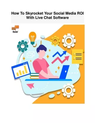 How To Skyrocket Your Social Media ROI With Live Chat Software