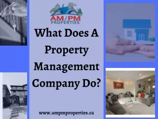 What Does A Property Management Company Do