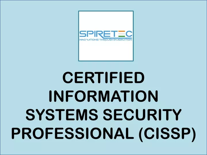 certified information systems security