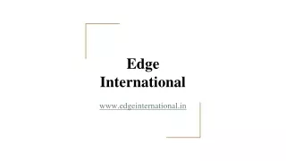 Edge International PPT