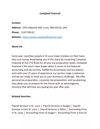 compleat financial