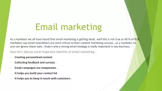 email marketing
