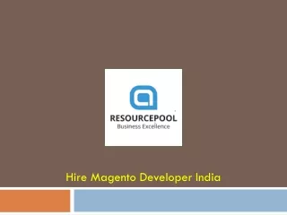 hire magento developer india
