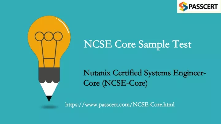 ncse core sample test ncse core sample test