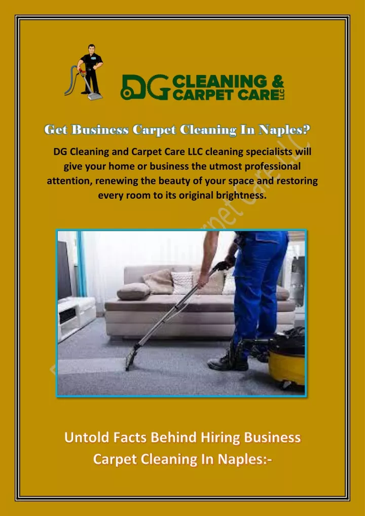 dg cleaning and carpet care llc cleaning