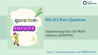 300 415 free questions 300 415 free questions