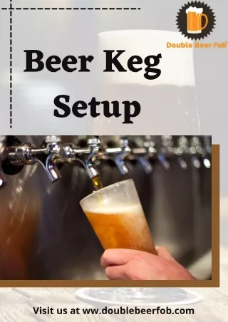 Shop Now Beer keg Setup