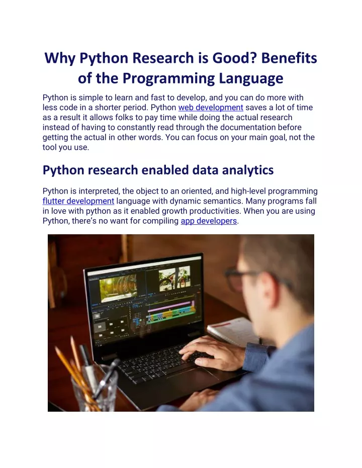 why python research is good benefits
