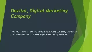 Dezital, Top & Best Digital Marketing Company - Ecommerce