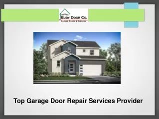 Top Garage Door Repair Services Provider