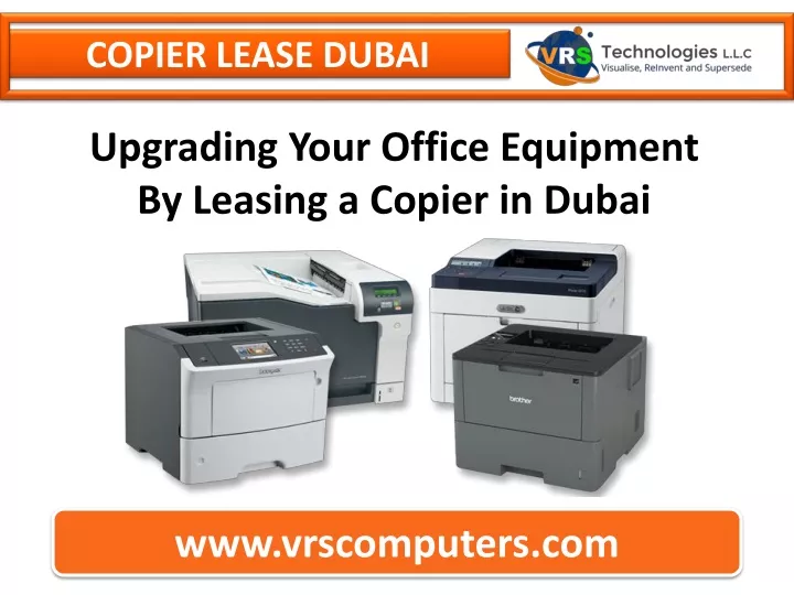 copier lease dubai