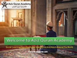 quran learning opportunity for every child and adult around the world