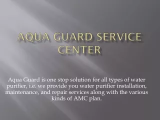 Aqua guard Service center "aquaguard service near me" "