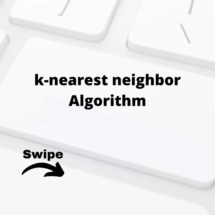 k nearest neighbor algorithm