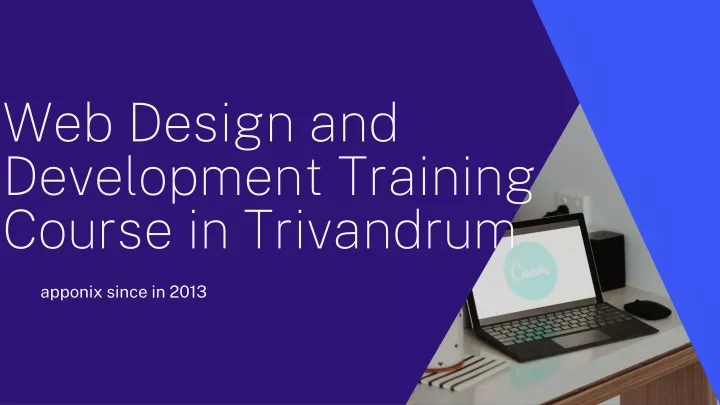 web design and development training course