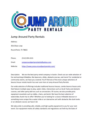 Jump Around Party Rentals