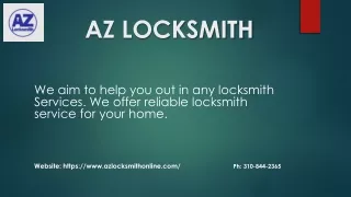 Get New Lock Installation By AZ Locksmith