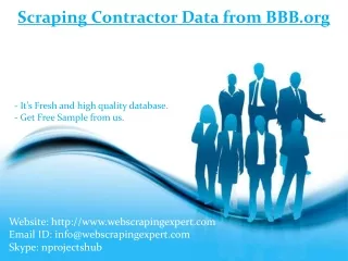 scraping contractor data from bbb org