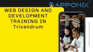 WEB DESIGN AND DEVELOPMENT TRAINING IN TRIVANDRUM