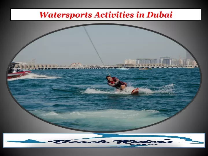 watersports activities in dubai