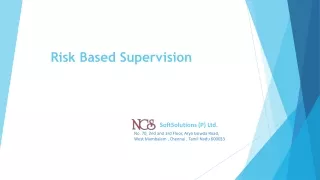 risk based supervision