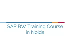 SAP BW Training in Noida