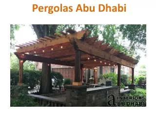 pergolas abu dhabi
