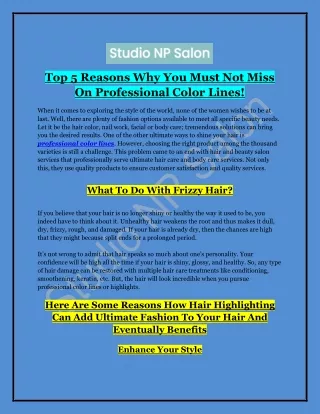 top 5 reasons why you must not miss