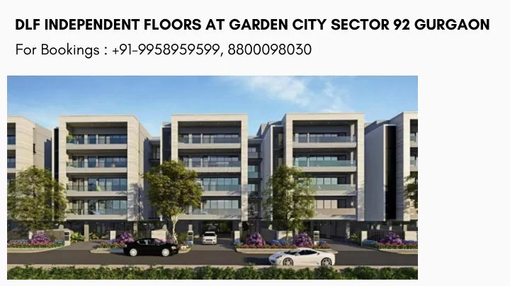 dlf independent floors at garden city sector
