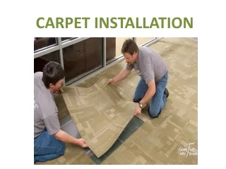 carpet installation