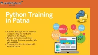 Python Training in Patna, Request Demo Class