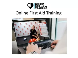 Online First Aid Training