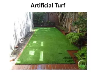 artificial turf