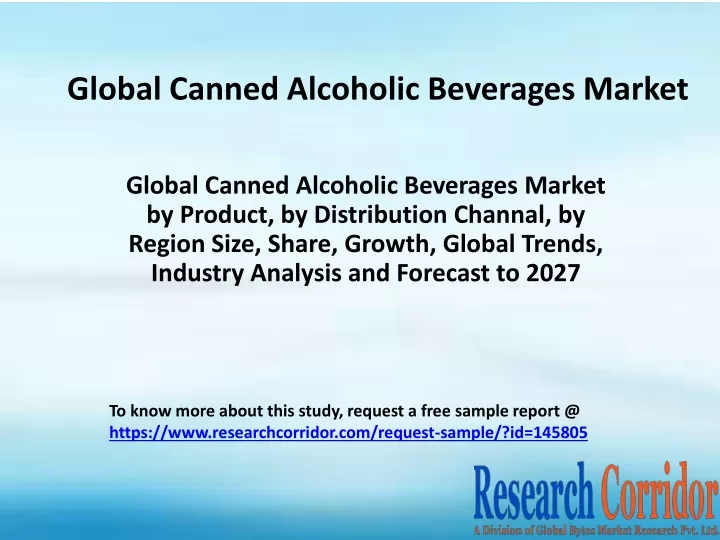 global canned alcoholic beverages market