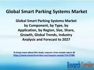 global smart parking systems market