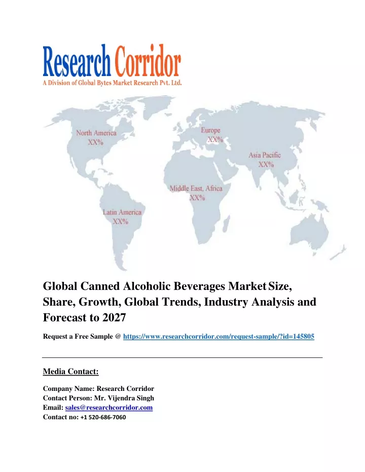 global canned alcoholic beverages market size