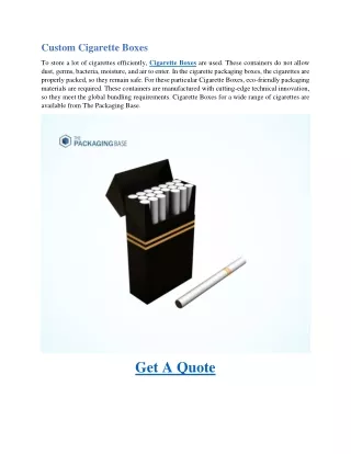 custom cigarette boxes