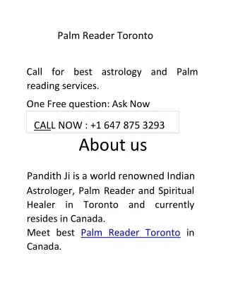 Palm-Reader-Toronto